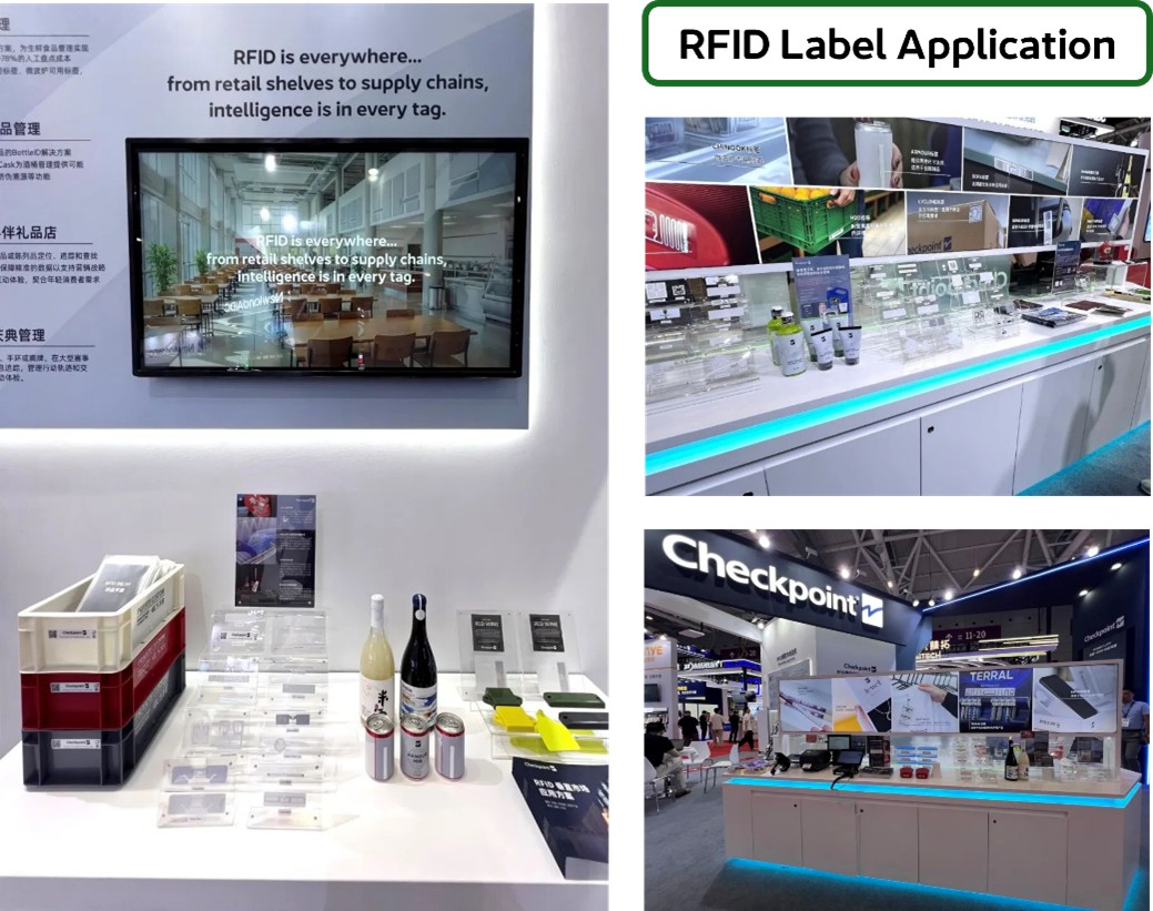 展示了多项RFID标签在不同垂直市场的应用案例